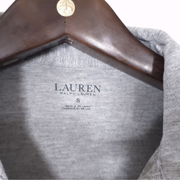 lauren ralph lauren sleep pajama button up shirt size small top only - Picture 2 of 6